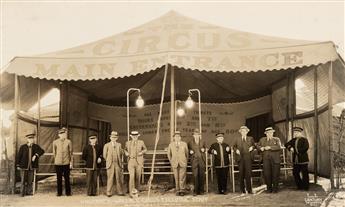 KELTY, EDWARD J. (1888-1967) Group of 8 stunning panoramic photographs of the circus,